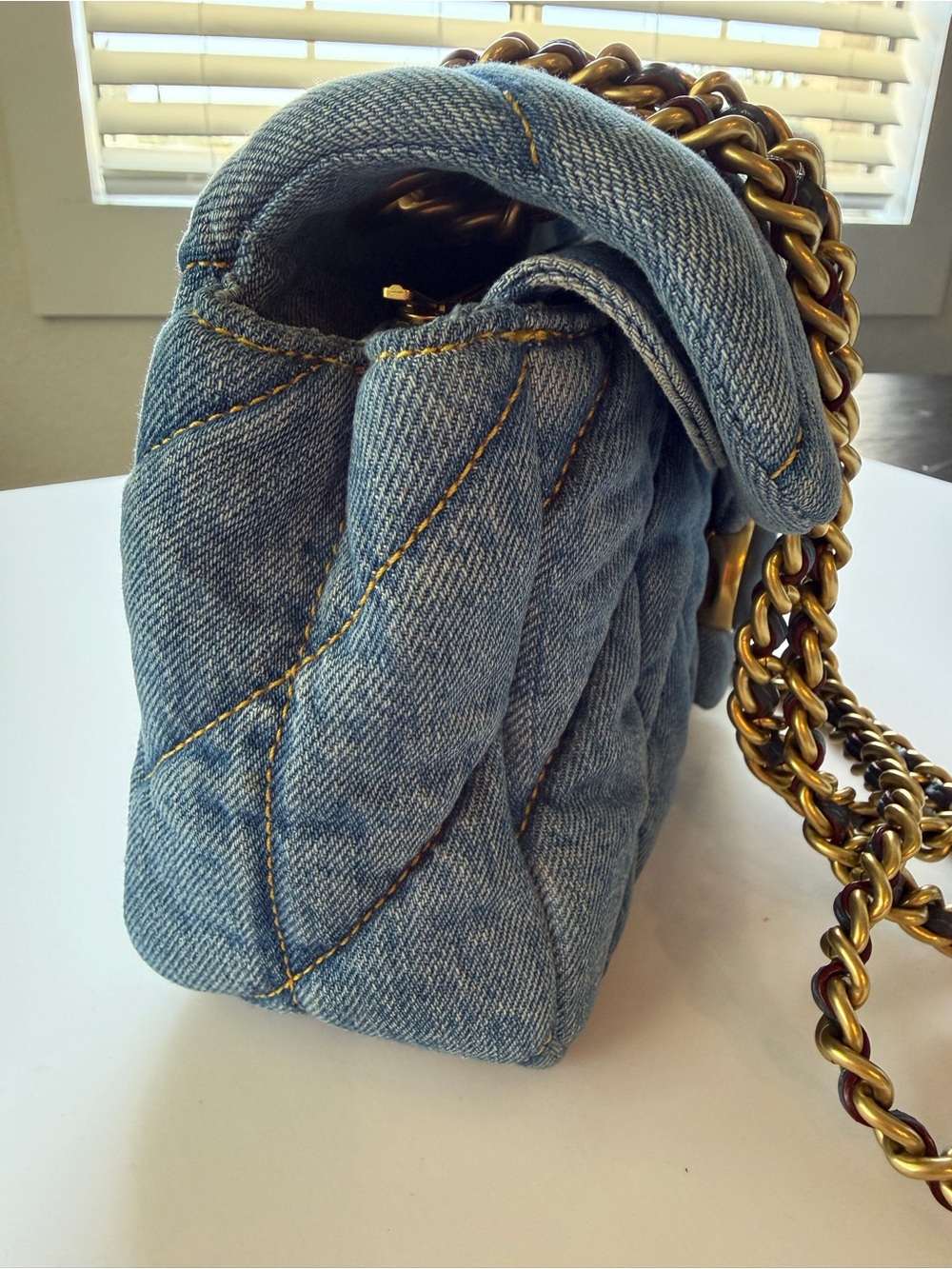 Coach Tabby 26 Quilted Denim shoulder bag. Good C hardware. - Picture 4 of 14